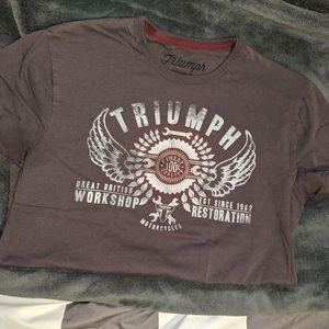 Triumph motorcycle women's tee